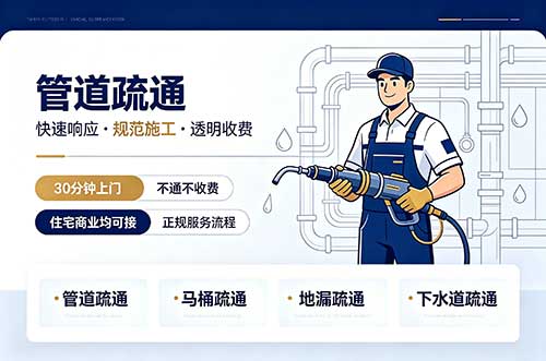 兴城管道疏通