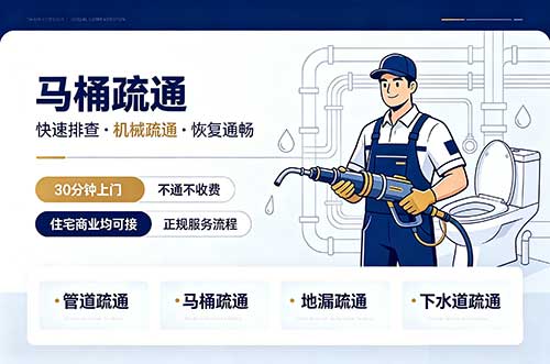 兴城马桶疏通