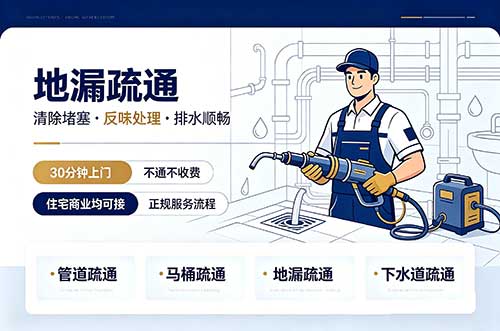 兴城地漏疏通