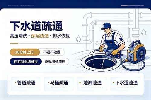 兴城下水道疏通