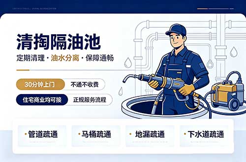 兴城清掏隔油池